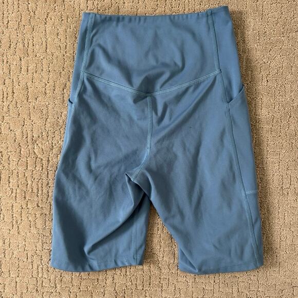Girlfriend Collective Lake Compressive Pocket Run Short Blue XS - Picture 3 of 4
